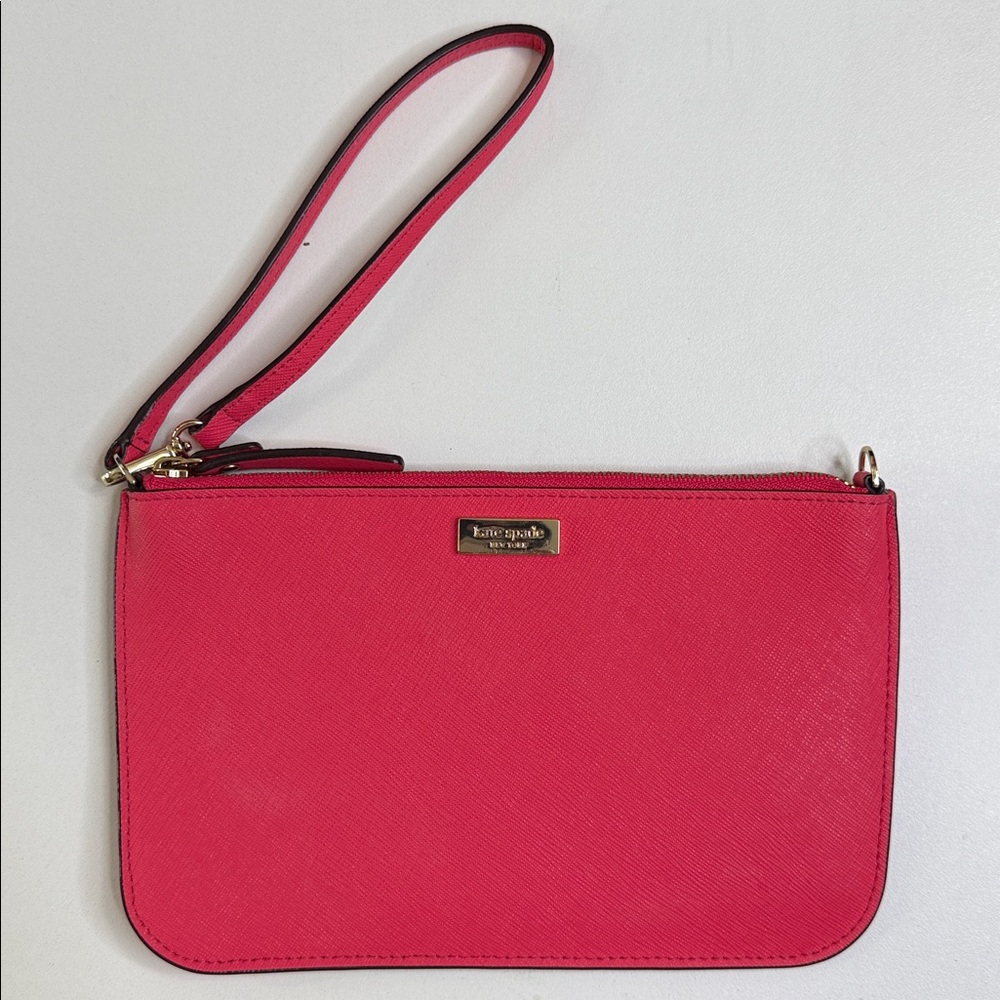 KATE SPADE  NEW YORK HOT PINK MINI BAG POCHETTE BAG WRISTLET
